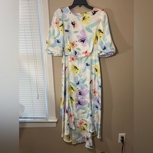 Calvin Klein pastel floral dress